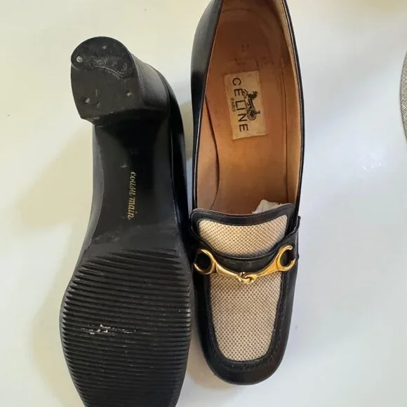 Céline Paris Horsebit/ Flat Mule Loafers - Picture 6 of 6